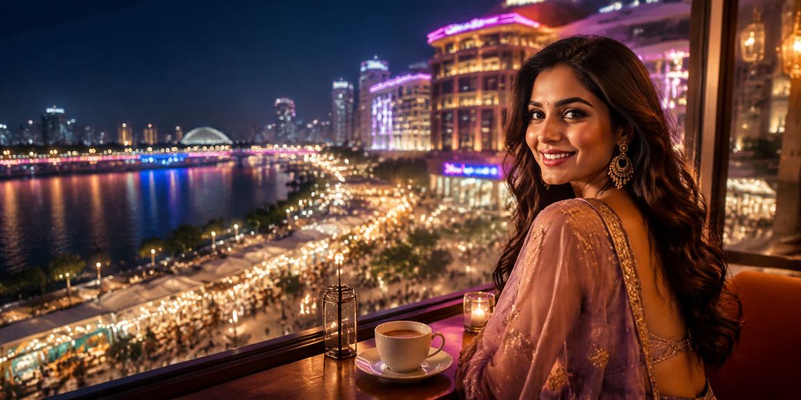 Live casino vibrant environment in Ahmedabad riverfront area